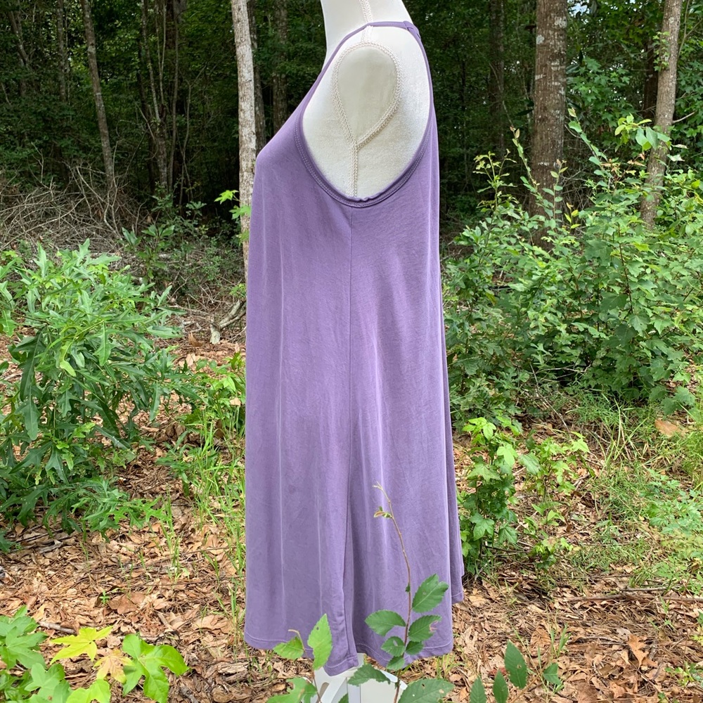 Alya Halter Dress Lavender Sleeveless Large - Picture 3 of 6